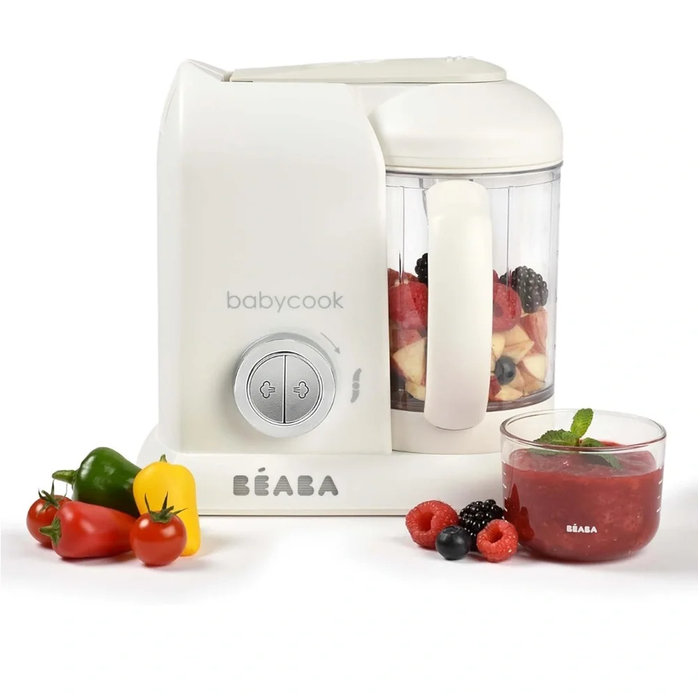 BEABA Babycook Solo 4 in 1 Baby Food Maker,‎ Baby Food Processor, Steam Cook,